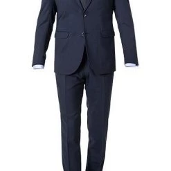 CG Anzug Caden/Cedric 90-150S1/423802+433063/63 Slim Fit, Schurwoll-Stretch, Nachtblau , Nachtblau