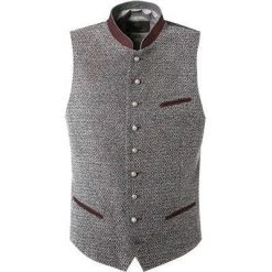 Schneiders Trachtenweste Henri 327/2103/5075 Mikrofaser-Baumwolle, Grau gemustert, Grau