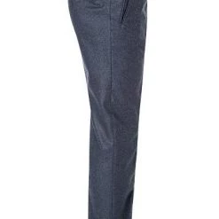 HILTL Hose Milano-U 42053/33802/48 Hose Milano U, Classic Fit, Flanell, Dunkelblau meliert, Dunkelblau -Anzüge & Westen Schritte 355075 norm3