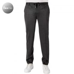 JOOP! Hose Bax 30022913/035 Slim Fit, Jersey, Mittelgrau meliert, Mittelgrau