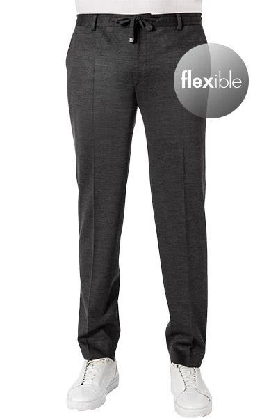 JOOP! Hose Bax 30022913/035 Slim Fit, Jersey, Mittelgrau meliert, Mittelgrau 4 JOOP! Hose Bax 30022913/035 Slim Fit, Jersey, Mittelgrau meliert, Mittelgrau – Bild 2