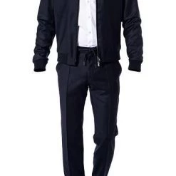 BOSS Anzug Nolwin/Bardon 50438503+50440817/401 Slim Fit, Schurwolle, Dunkelblau