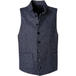 ROY ROBSON Weste 005035781785800/A410 Schurwolle, Navy gemustert, Navy