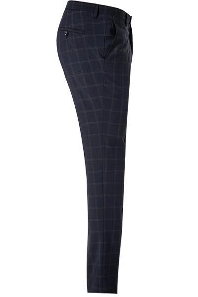 CG Hose Ike 90-149S3/433093/63 Super Slim Fit, Wolle, Dunkelblau kariert, Dunkelblau 5 CG Hose Ike 90-149S3/433093/63 Super Slim Fit, Wolle, Dunkelblau kariert, Dunkelblau – Bild 3