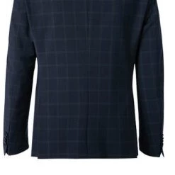 CG Anzug Ian SV/Ike 90-149S3/423722+433093/63 Super Slim Fit, Wolle, Dunkelblau kariert, Dunkelblau -Anzüge & Westen Schritte 357748 norm3