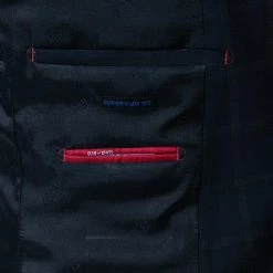 CG Anzug Ian SV/Ike 90-149S3/423722+433093/63 Super Slim Fit, Wolle, Dunkelblau kariert, Dunkelblau -Anzüge & Westen Schritte 357748 norm6