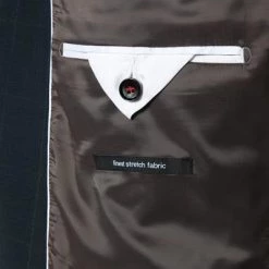 Strellson Anzug Allen/Mercer 30025247+8/401 Anzug Allen-Mercer, Slim Fit, Schurwoll-Stretch, Dunkelblau kariert, Dunkelblau -Anzüge & Westen Schritte 357817 norm5