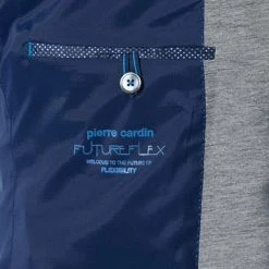 Pierre Cardin Anzug 42285+72534/810/14300/2600 Jersey, Silbergrau meliert, Silbergrau -Anzüge & Westen Schritte 358526 norm6