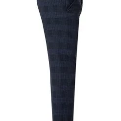Pierre Cardin Hose Rick 72534/810/14269/3200 Modern Fit, Mikrofaser, Blau kariert, Blau -Anzüge & Westen Schritte 358528 norm3