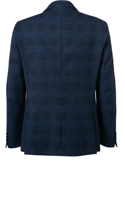 Pierre Cardin Anzug 42288+72534/810/14269/3200 Modern Fit, Mikrofaser, Blau kariert, Blau 6 Pierre Cardin Anzug 42288+72534/810/14269/3200 Modern Fit, Mikrofaser, Blau kariert, Blau – Bild 4