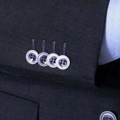 Daniel Hechter Anzug 40304+40354/100120/690 Regular Fit, Schurwolle, Nachtblau -Anzüge & Westen Schritte 358847 norm4