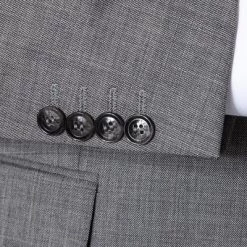 Carl Gross Anzug 90-0S0/325062+339593/81 Modern Fit, Schurwolle Super110, Grau meliert, Grau -Anzüge & Westen Schritte 359278 norm4