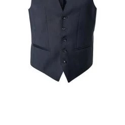 bugatti Anzug 99801/793000+780200+788300/390 Anzug mit Weste, Modern Fit, Merinowolle, Marineblau, Marine -Anzüge & Westen Schritte 359306 norm4