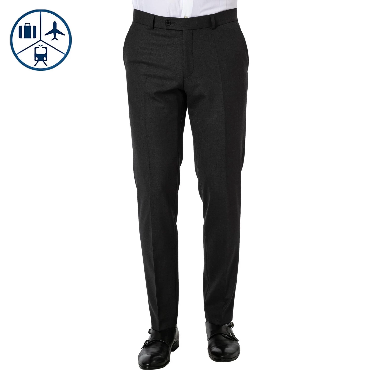 Carl Gross Hose Sven-TRF 00-071S0/147924/83 Modern Fit, Woll-Stretch, Graphit meliert, Graphit 3 Carl Gross Hose Sven-TRF 00-071S0/147924/83 Modern Fit, Woll-Stretch, Graphit meliert, Graphit