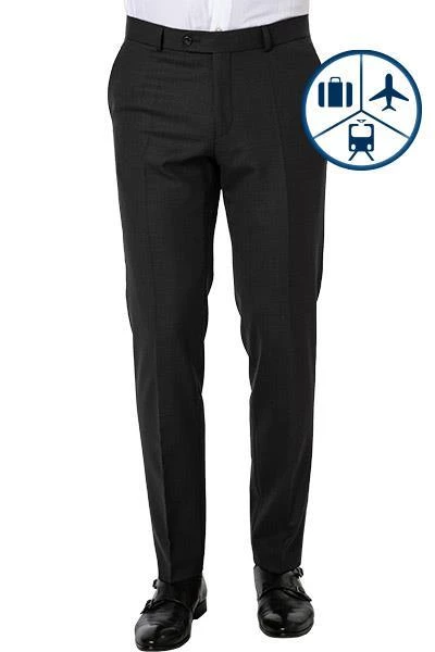 Carl Gross Hose Sven-TRF 00-071S0/147924/83 Modern Fit, Woll-Stretch, Graphit meliert, Graphit 4 Carl Gross Hose Sven-TRF 00-071S0/147924/83 Modern Fit, Woll-Stretch, Graphit meliert, Graphit – Bild 2