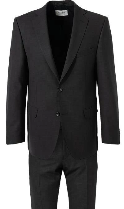 Carl Gross Anzug 00-071S0/147921+24/83 Modern Fit, Woll-Stretch, Graphit meliert, Graphit 5 Carl Gross Anzug 00-071S0/147921+24/83 Modern Fit, Woll-Stretch, Graphit meliert, Graphit – Bild 3