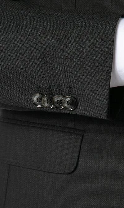 Carl Gross Anzug 00-071S0/147921+24/83 Modern Fit, Woll-Stretch, Graphit meliert, Graphit 7 Carl Gross Anzug 00-071S0/147921+24/83 Modern Fit, Woll-Stretch, Graphit meliert, Graphit – Bild 5