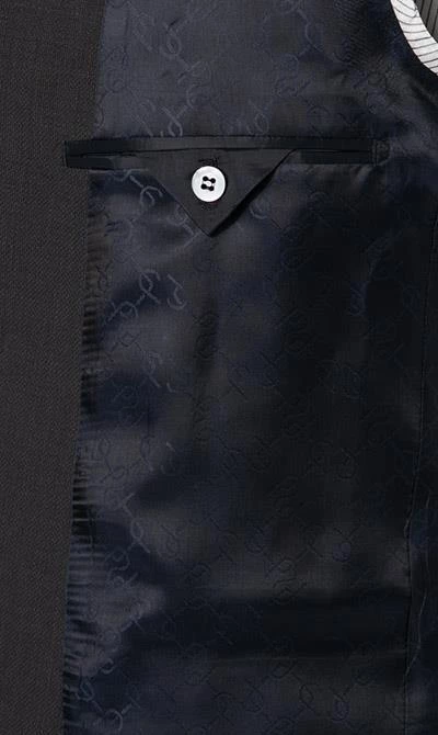 Carl Gross Anzug 00-071S0/147921+24/83 Modern Fit, Woll-Stretch, Graphit meliert, Graphit 8 Carl Gross Anzug 00-071S0/147921+24/83 Modern Fit, Woll-Stretch, Graphit meliert, Graphit – Bild 6