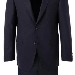 Carl Gross Anzug 00-071S0/147921+24/63 Modern Fit, Woll-Stretch, Dunkelblau meliert, Dunkelblau -Anzüge & Westen Schritte 359547 norm2