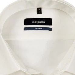 Seidensticker Tailored Kent UMA 021006/21 Hemd, Tailored Fit, Popeline, Ecru, Ecrue -Anzüge & Westen Schritte 36031 norm2