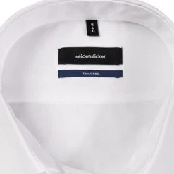 Seidensticker Tailored Kent UMA 021006/01 Hemd, Tailored Fit, Popeline, Weiß, Weiss -Anzüge & Westen Schritte 36032 norm2