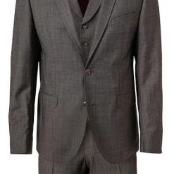 CG Anzug 90-146N0/424002+430013+441043/72 Anzug mit Weste, Schurwolle, Braun -Anzüge & Westen Schritte 360558 norm2