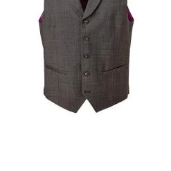 CG Anzug 90-146N0/424002+430013+441043/72 Anzug mit Weste, Schurwolle, Braun -Anzüge & Westen Schritte 360558 norm4