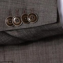 CG Anzug 90-146N0/424002+430013/72 Slim Fit, Schurwolle, Braun meliert , Braun -Anzüge & Westen Schritte 360559 norm4