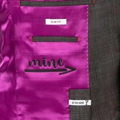 CG Anzug 90-146N0/424002+430013/72 Slim Fit, Schurwolle, Braun meliert , Braun -Anzüge & Westen Schritte 360559 norm6