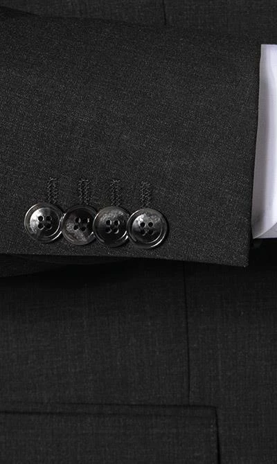 Carl Gross Anzug 30-031S0/325031+338343/83 Reise-Anzug, Regular Fit, Schurwoll-Stretch, Graphit 7 Carl Gross Anzug 30-031S0/325031+338343/83 Reise-Anzug, Regular Fit, Schurwoll-Stretch, Graphit – Bild 5