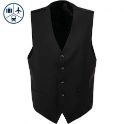 Carl Gross Weste TRF-Till 30-031S0/342043/83 Regular Fit, Schurwoll-Stretch, Graphit