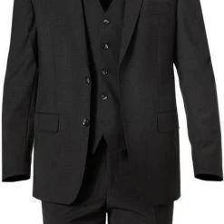Carl Gross Anzug 30-031S0/325031+338343+342043/83 Reise-Anzug mit Weste, Regular Fit, Schurwoll-Stretch, Graphit -Anzüge & Westen Schritte 360565 norm2