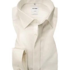 OLYMP Hemd Luxor Comfort Fit 0294/65/21 Popeline, Champagner, Beige