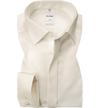 OLYMP Hemd Luxor Comfort Fit 0294/65/21 Popeline, Champagner, Beige 3 OLYMP Hemd Luxor Comfort Fit 0294/65/21 Popeline, Champagner, Beige