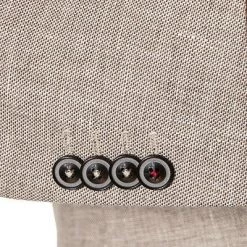 ROY ROBSON 000041091057400+001041091056500/A250 Anzug, Slim Fit, Leinen, Beige meliert, Beige -Anzüge & Westen Schritte 362237 norm4