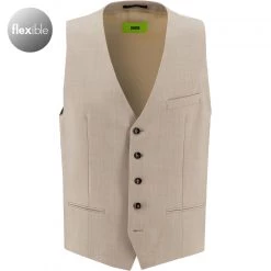 CINQUE Weste Cimonopoli 2639-1543/25 Schurwoll-Stretch, Beige meliert, Beige