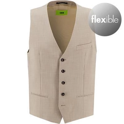 CINQUE Weste Cimonopoli 2639-1543/25 Schurwoll-Stretch, Beige meliert, Beige 4 CINQUE Weste Cimonopoli 2639-1543/25 Schurwoll-Stretch, Beige meliert, Beige – Bild 2