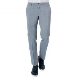 Daniel Hechter Hose 25825/111110/620 Schurwoll-Stretch, Hellblau meliert , Hellblau