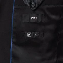 BOSS Anzug Herrel-Grace 50450515/001 Reise-Anzug Herrel-Grace, Slim Fit, Schurwolle, Schwarz -Anzüge & Westen Schritte 363112 norm5