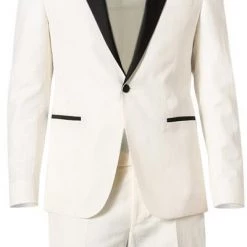 Strellson Anzug Askan-Luv 30027220+221/103 Smoking Askan-Luv, Slim Fit, Baumwoll-Leinen, Ecru, Wollweiß 13 Strellson Anzug Askan-Luv 30027220+221/103 Smoking Askan-Luv, Slim Fit, Baumwoll-Leinen, Ecru, Wollweiß -Anzüge & Westen Schritte 364085 norm2