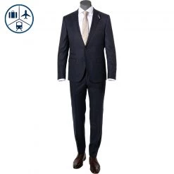 BALDESSARINI Anzug B0 14061+17050.8824/6300 Reise-Anzug, Modern Fit, Schurwolle Super120 GUABELLO, Dunkelblau , Dunkelblau