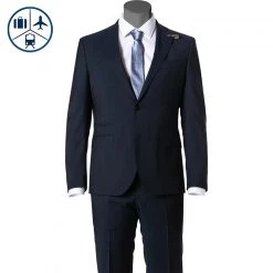 BALDESSARINI Sakko B0 14061.8828/6000 Reise-Sakko, Modern Fit, Schurwolle, Marine