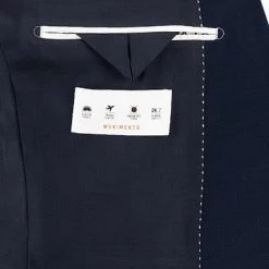 BALDESSARINI Sakko B0 14061.8828/6000 Reise-Sakko, Modern Fit, Schurwolle, Marine -Anzüge & Westen Schritte 364098 norm6