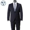 BALDESSARINI Sakko B0 14061.8828/6300 Reise-Sakko, Modern Fit, Schurwolle, Dunkelblau -Anzüge & Westen Schritte 364099 master