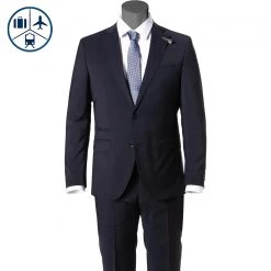 BALDESSARINI Sakko B0 14061.8828/6300 Reise-Sakko, Modern Fit, Schurwolle, Dunkelblau