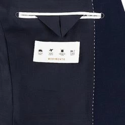 BALDESSARINI Sakko B0 14061.8828/6300 Reise-Sakko, Modern Fit, Schurwolle, Dunkelblau -Anzüge & Westen Schritte 364099 norm6