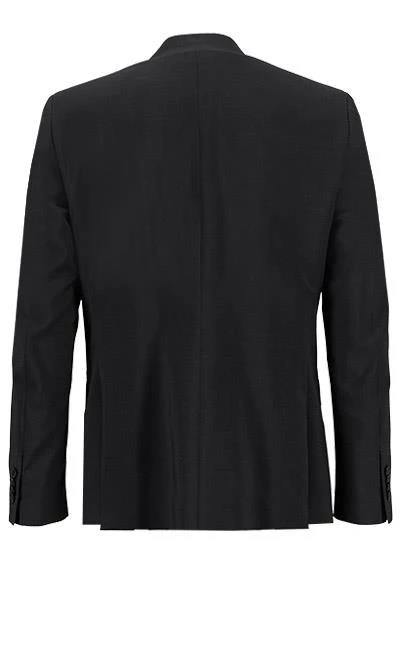 BALDESSARINI Sakko B0 14061.8828/9000 Reise-Sakko, Modern Fit, Schurwolle, Schwarz 6 BALDESSARINI Sakko B0 14061.8828/9000 Reise-Sakko, Modern Fit, Schurwolle, Schwarz – Bild 4