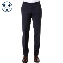 BALDESSARINI Hose B0 17050.8828/6300 Reise-Hose, Schurwolle, Dunkelblau