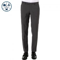 BALDESSARINI Hose B0 17050.8828/9209 Reise-Hose, Schurwolle, Grau meliert, Grau