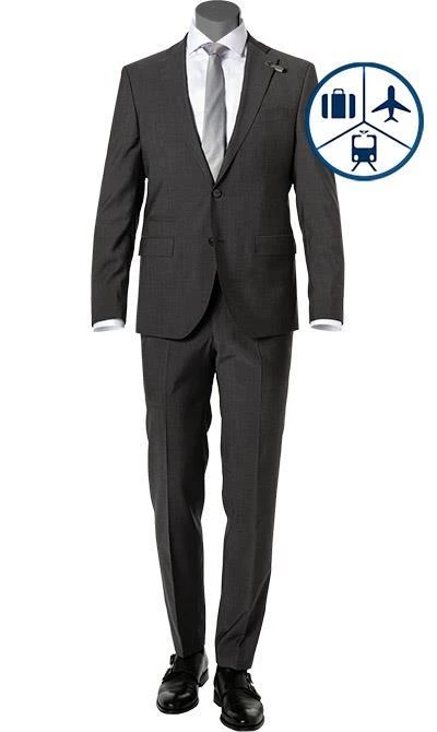 BALDESSARINI Anzug B0 14061+17050.8828/9209 Reise-Anzug, Modern Fit, Schurwolle, Grau meliert, Grau 4 BALDESSARINI Anzug B0 14061+17050.8828/9209 Reise-Anzug, Modern Fit, Schurwolle, Grau meliert, Grau – Bild 2